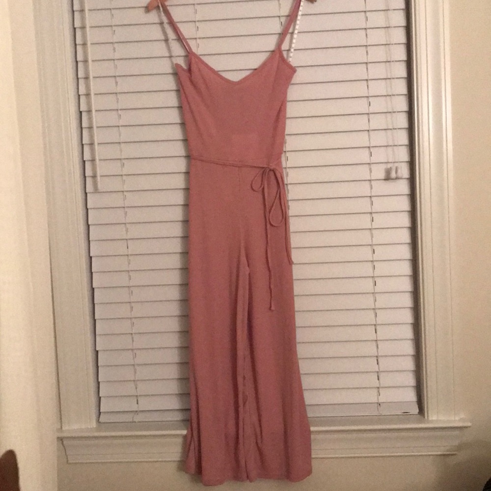 NWT Missguided Rose rib culotte jumpsuit - Picture 3 of 7